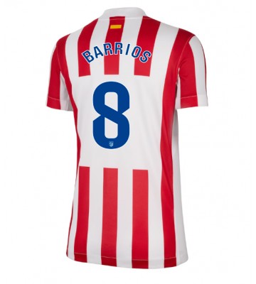 Atletico Madrid Pablo Barrios #8 Hjemmebanetrøje Dame 2025-26 Kortærmet